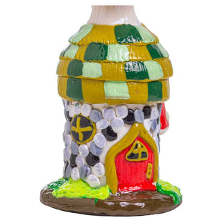 Cignature Mushroom House 7.5" Ceramic & Glass Water Pipe - Assorted
