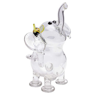 Flame Princess Large Clear Elephant 9" Water Pipe