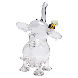 Flame Princess Large Clear Elephant 9" Water Pipe