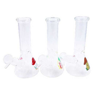 8" Beaker Water Pipe - Assorted Graphic