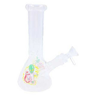 8" Beaker Water Pipe - Assorted Graphic