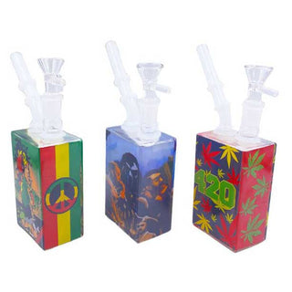 Juice Box 7" Water Pipe - Assorted Graphic