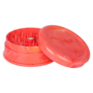 SeshGear Marbled Acrylic 2-Piece Herb Grinder 2.4" - Assorted