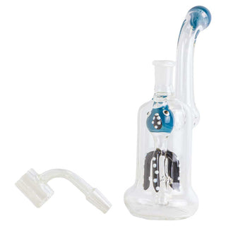 Sidecar 8" Octopus Perc Glass Water Pipe - Assorted