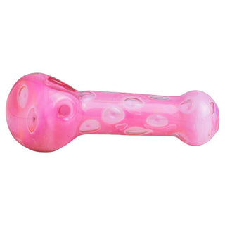 Gold Fumed Head with Bubbles 5" Spoon Hand Pipe - Assorted