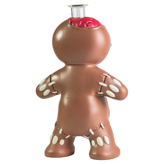 Zombie Gingerbread Man 10.5" Silicone Water Pipe