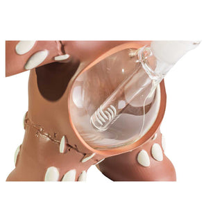 Zombie Gingerbread Man 10.5" Silicone Water Pipe