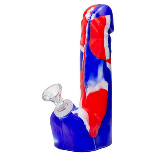 Silicone 8" Penis Water Pipe