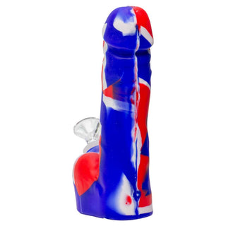 Silicone 8" Penis Water Pipe