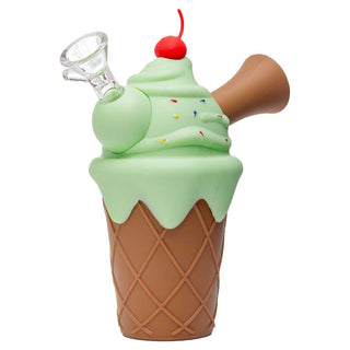 Ice Cream Cone Silicone Water Pipe