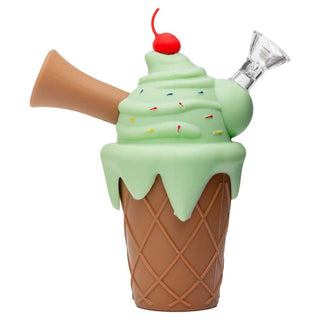 Ice Cream Cone Silicone Water Pipe