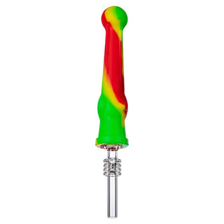 Silicone 6.75" Nectar Collector with Quartz Tip