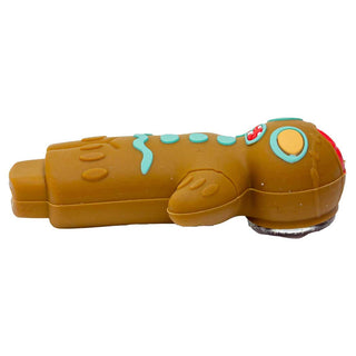 Undead Gingerbread Man 3.00" Silicone Hand Pipe