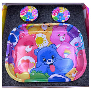 High Dreams Cute Bears Rolling Tray and Grinder Set