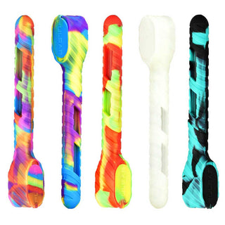 Pulsar On The Go 5" Silicone-Wrapped Quartz Dab Straw Kit - Assorted