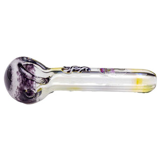 Jellyfish Glass Yin Tang 3.50" Spoon Hand Pipe