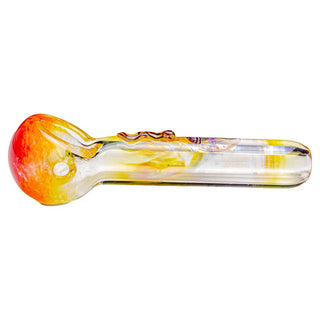 Jellyfish Glass Fire 3.75" Spoon Hand Pipe