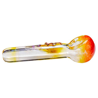 Jellyfish Glass Fire 3.75" Spoon Hand Pipe