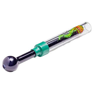 Jellyfish Glass Rasta Paperless Cigarette 4.50" Hand Pipe