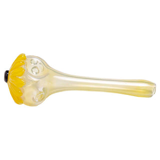 Kyle White Wild Flower 5" Spoon Hand Pipe