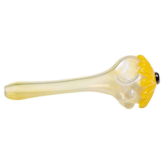 Kyle White Wild Flower 5" Spoon Hand Pipe