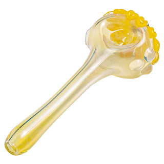 Kyle White Wild Flower 5" Spoon Hand Pipe