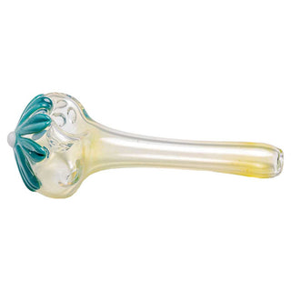 Kyle White Wild Flower 5" Spoon Hand Pipe