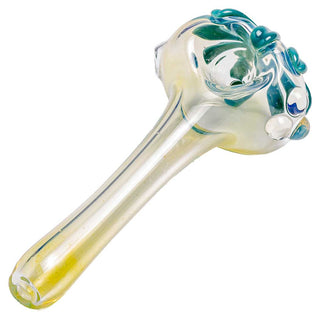 Kyle White Wild Flower 5" Spoon Hand Pipe