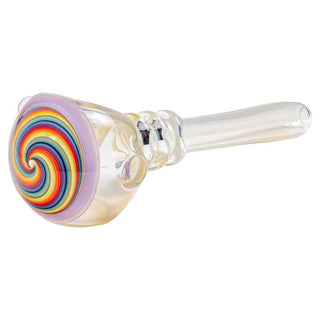 Kyle White Wig Wag 5.50" Spoon Hand Pipe