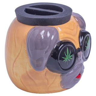 Fujima Medium Animal Head 5" Ceramic Stash Jar - Assorted