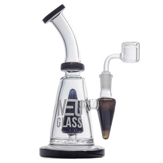 NEU Glass 8" Showerhead Pyramid Dab Rig