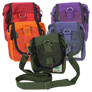 Himalayan 8" Hemp Passport Bag - Assorted
