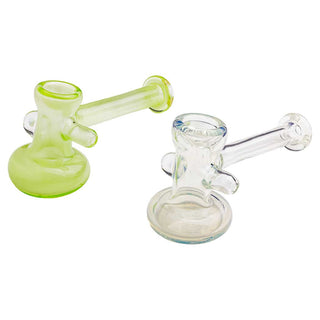 PMACK Glass 5" Dry Hammer Hand Pipe with Opal - Assorted