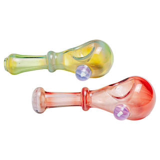 PMACK Glass 4.25" Opal Maria Spoon Hand Pipe