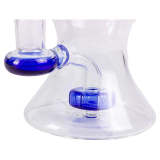 Mini Bell Angled Neck 6.5" Glass Water Pipe - Assorted