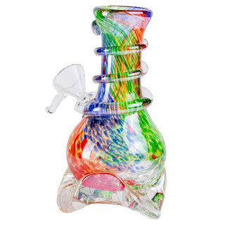 Slip Into The Flow 5" Soft Glass Water Pipe - Assorted