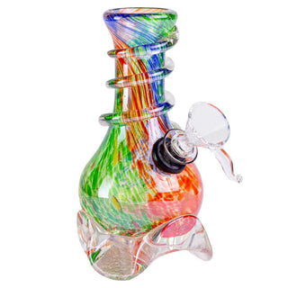 Slip Into The Flow 5" Soft Glass Water Pipe - Assorted
