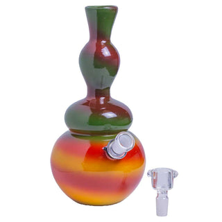 Ombre 9" Vase Soft Glass Water Pipe - Assorted