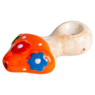 Wacky Bowlz Mushroom 4" Ceramic Hand Pipe