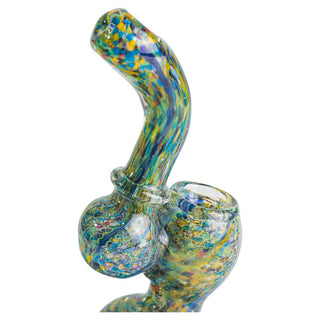 Classic Fritted Glass 5" Sherlock Bubbler - Assorted