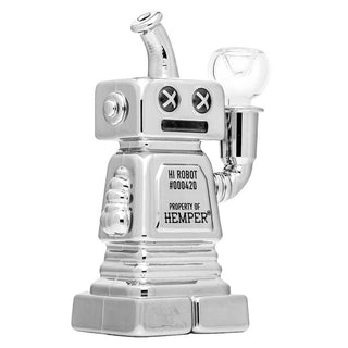 Hemper Hi Robot 5.9" Borosilicate Glass Water Pipe