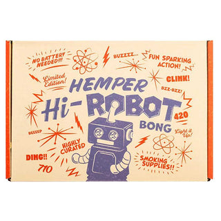 Hemper Hi Robot 5.9" Borosilicate Glass Water Pipe