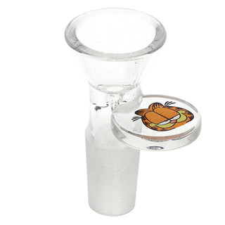 Stoned Orange Cat Beaker 10" Borosilicate Glass Water Pipe 14mm F