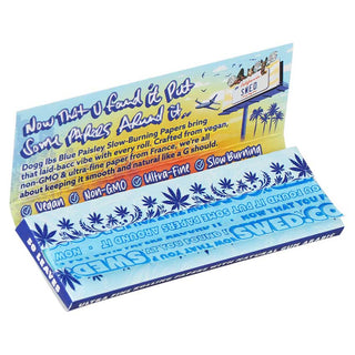 Dogg Lbs Blue Paisley 1 1/4 Rolling Papers - 50pc