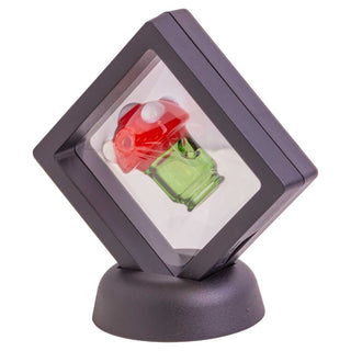 Mushroom Glass Mouthpiece Attachment for Puffco Pivot with Display Stand - Assorted