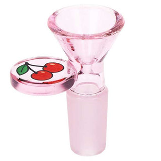 Cherry Funnel Borosilicate Glass Slide 14mm - Assorted