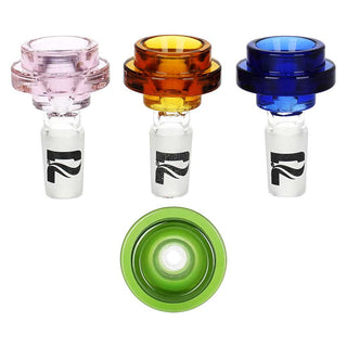 Pulsar Cool Ring Herb Slide 14mm Male Borosilicate Glass - Assorted