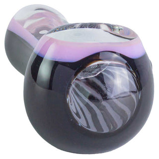 Black Psychedelic Clear View Slyme 5" Hand Pipe - Assorted