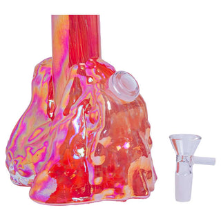 12" Soft Glass Water Pipe - Assorted Designs and Colors