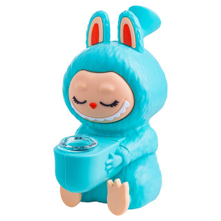Labubu-Style Monster 5.5" Silicone Hand Pipe - Assorted Colors